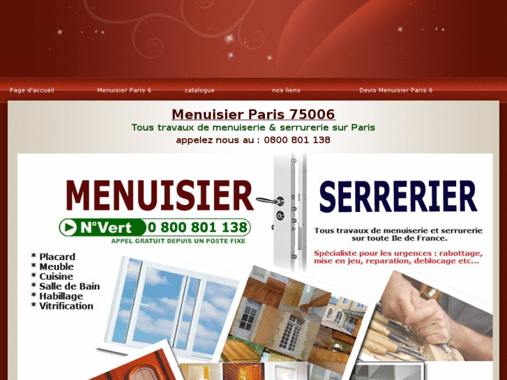 www.menuisierparis6.net