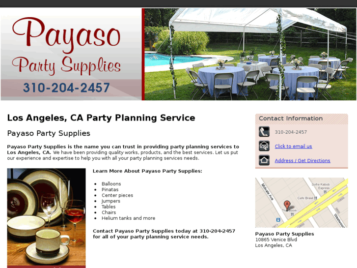 www.payasopartysupplies.net