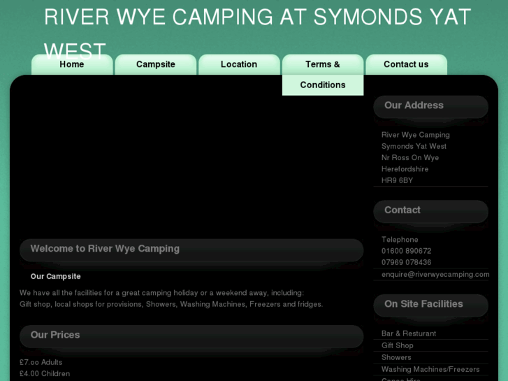 www.riverwyecamping.com