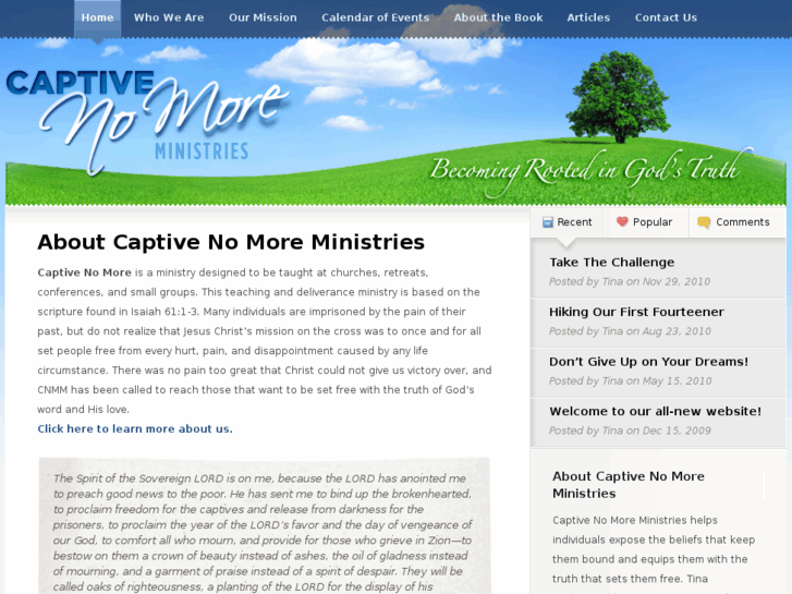 www.captivenomoreministries.com