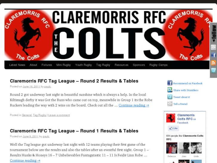 www.claremorrisrfc.com