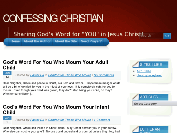 www.confessingchristian.com