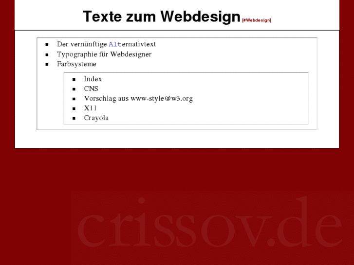 www.crissov.de