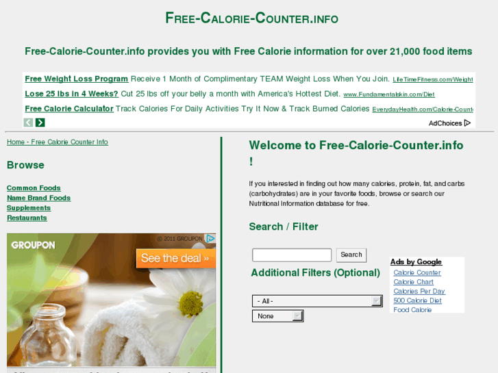 www.free-calorie-counter.info