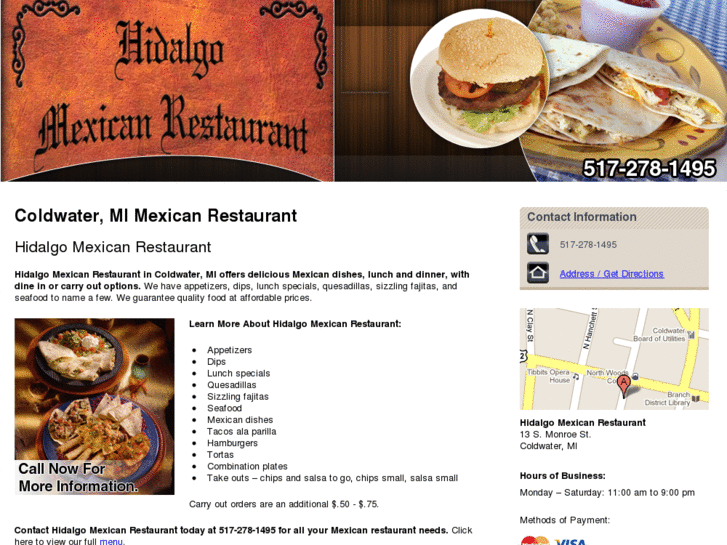 www.hidalgomexicanrestaurant.com