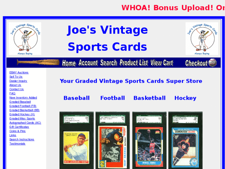 www.joesvintagesportscards.com