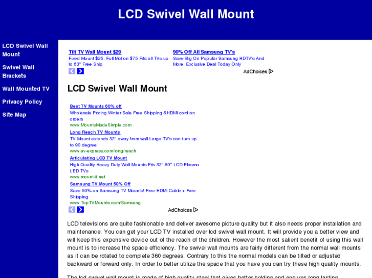 www.lcdswivelwallmountreviews.com