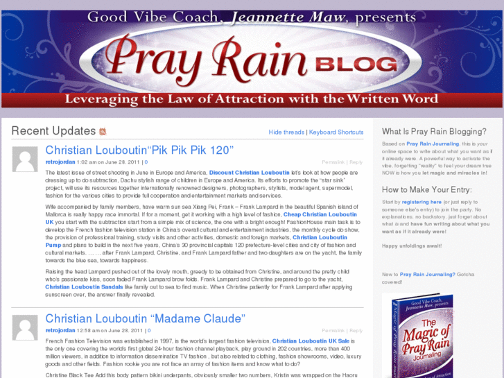 www.prayrainblog.com