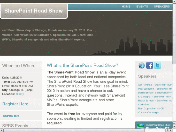 www.sharepointroadshow.org
