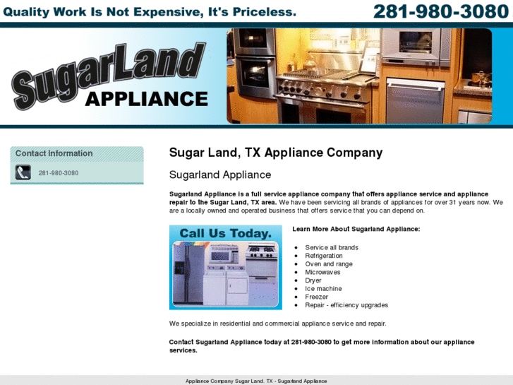 www.sugarlandapplianceservice.com