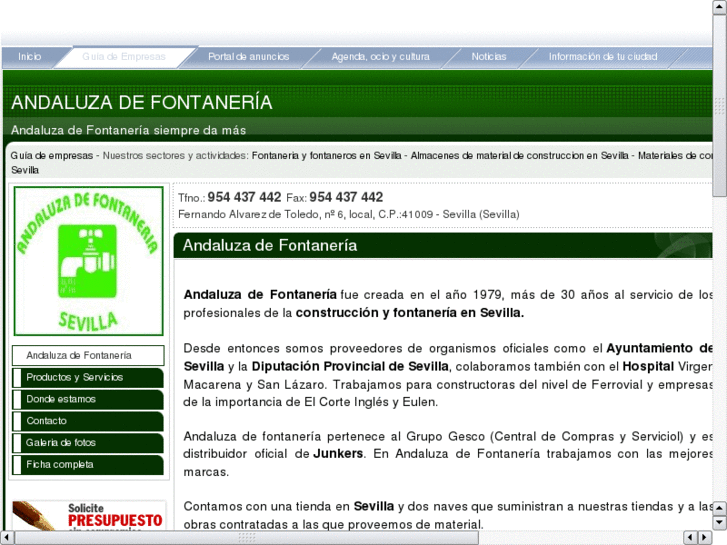 www.andaluzadefontaneria.es