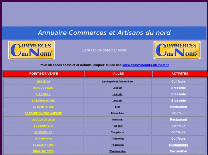 www.annuaire-commerces-du-nord.com