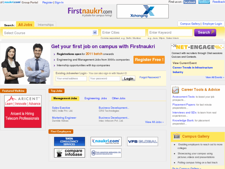 www.firstnaukri.com