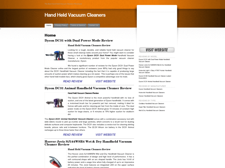 www.handheld-vacuumcleaners.co.uk