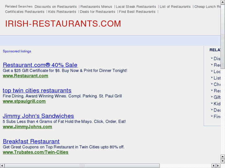 www.irish-restaurants.com