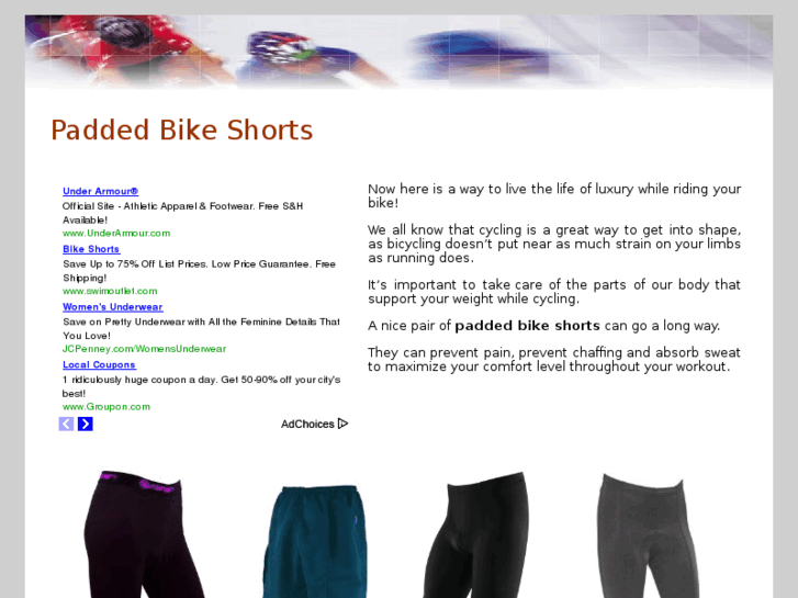 www.paddedbikeshorts.com