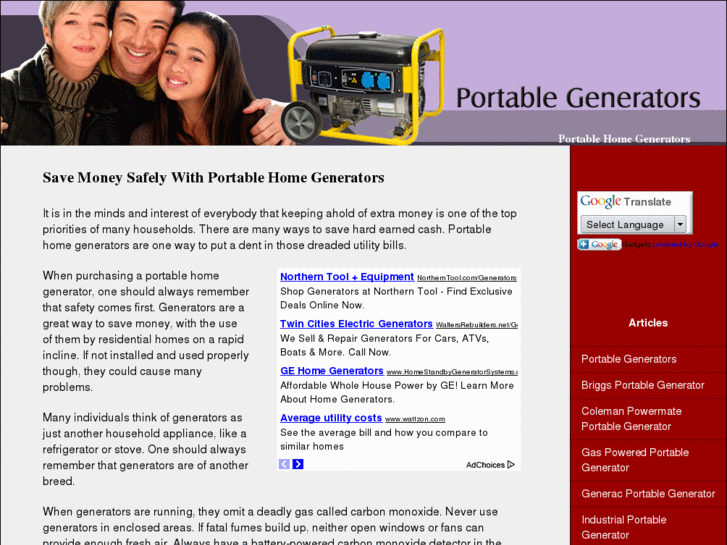 www.powerportablegenerators.com