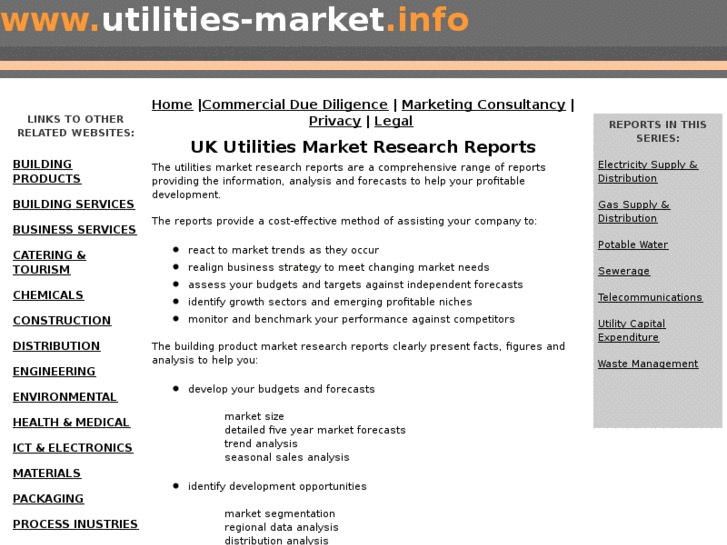 www.utilities-market.info