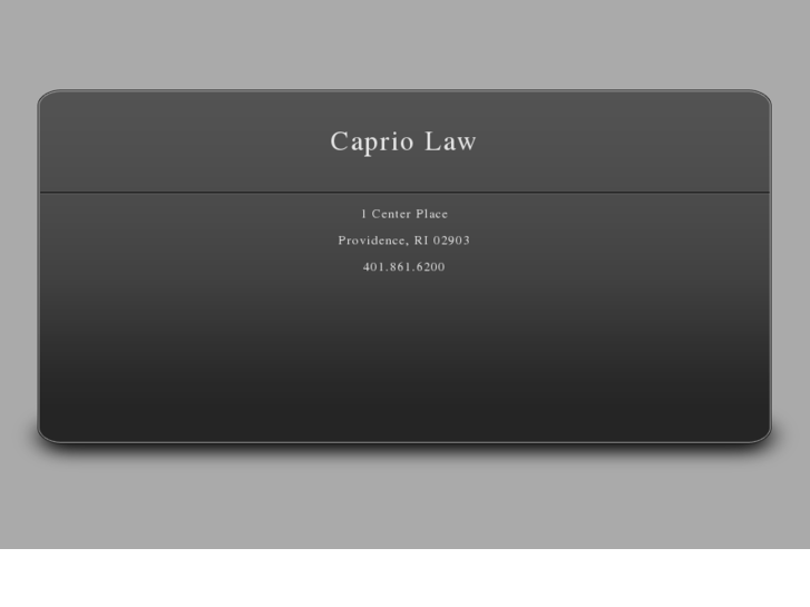 www.capriolaw.com