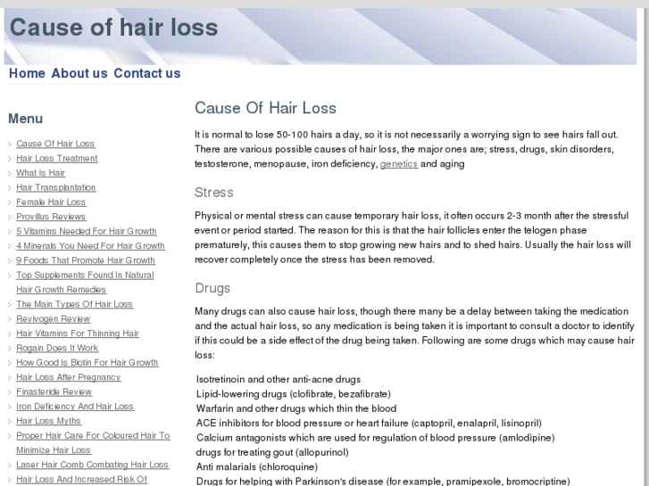 www.causeofhairloss.org