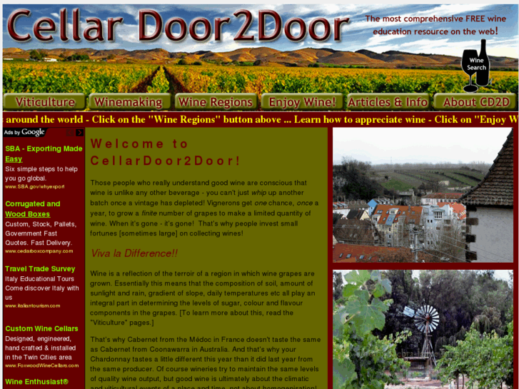 www.cellardoor2door.com