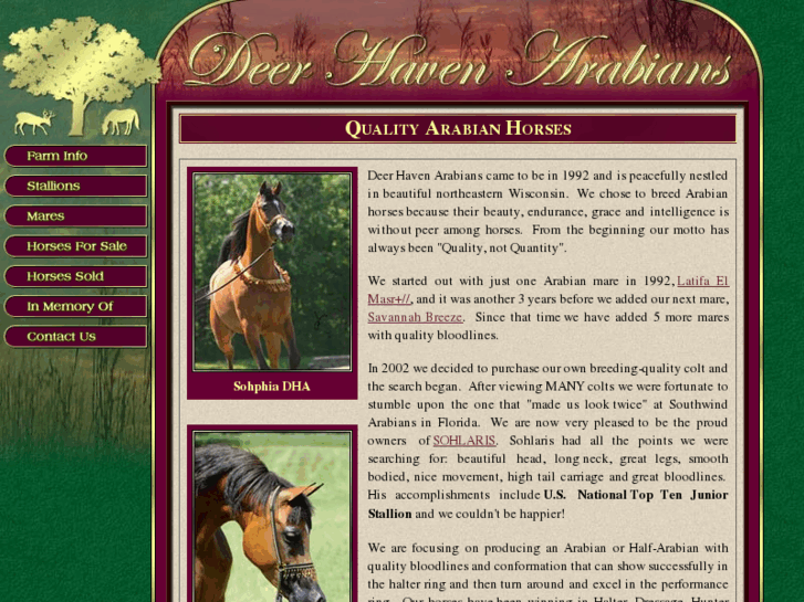 www.deerhavenarabians.com