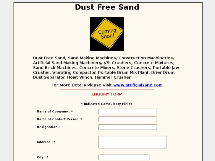 www.dustfreesand.com