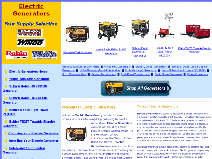 www.electricgeneratorsco.com