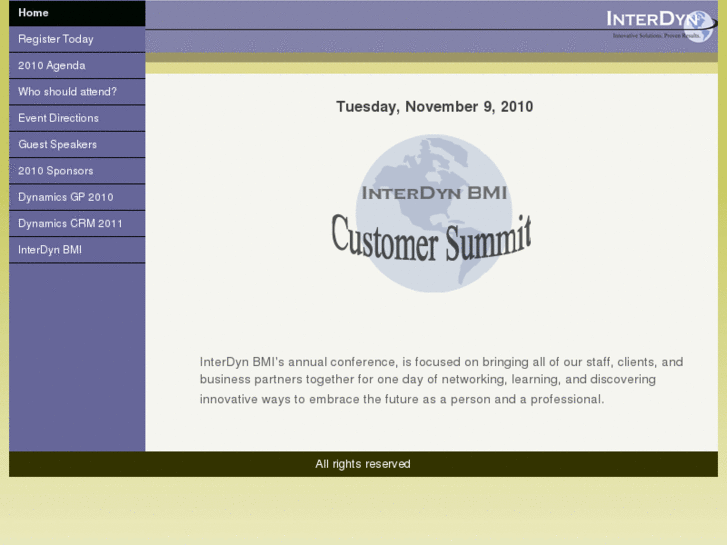 www.interdynbmi-customersummit.com