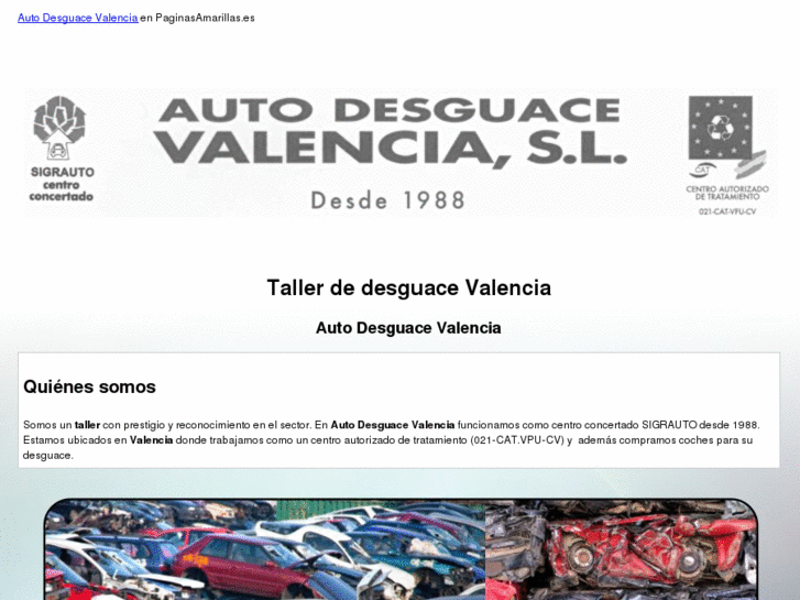 www.autodesguacesvalencia.com