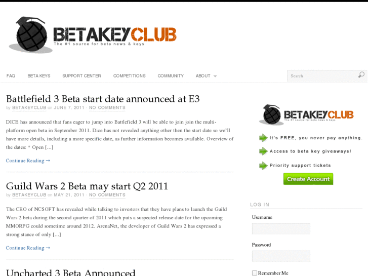www.betakeyclub.com