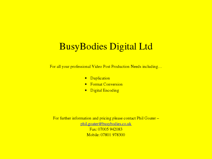 www.busybodies.co.uk