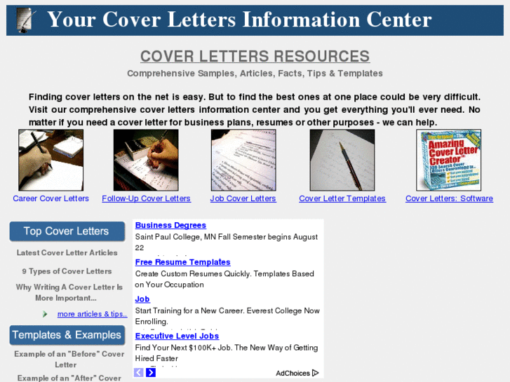 www.coverlettersreport.com