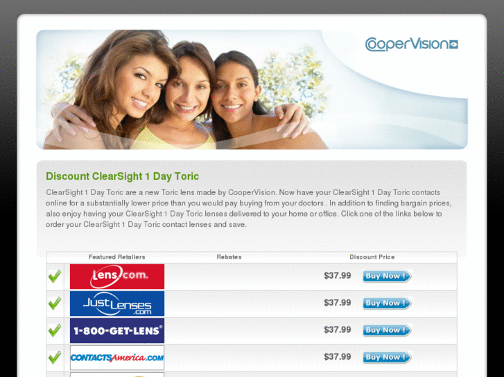 www.discountclearsight1daytoric.com