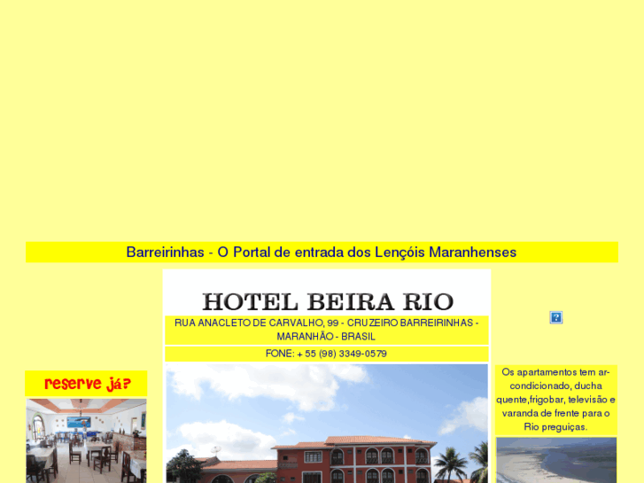 www.hotelbeirario-lencois.net