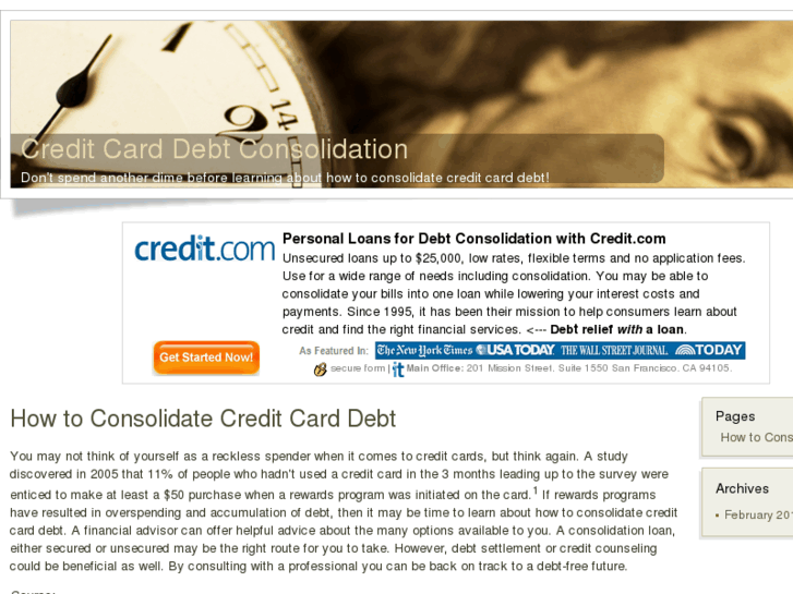 www.howtoconsolidatecreditcarddebt.org