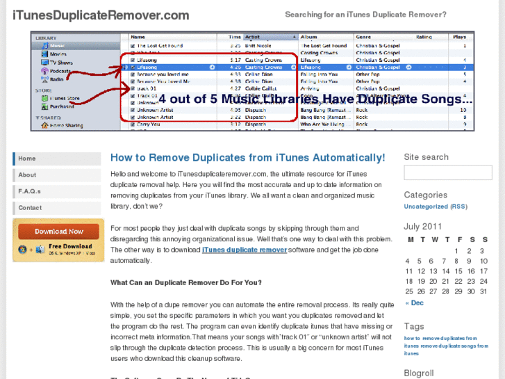 www.itunesduplicateremover.com