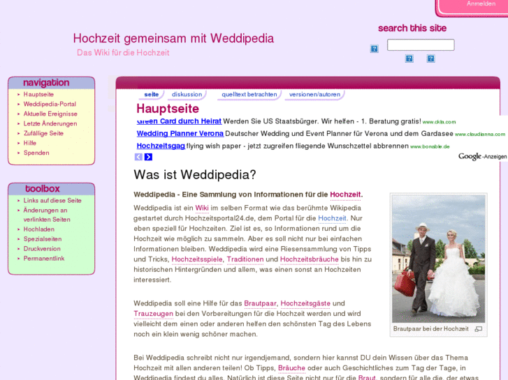 www.weddipedia.de