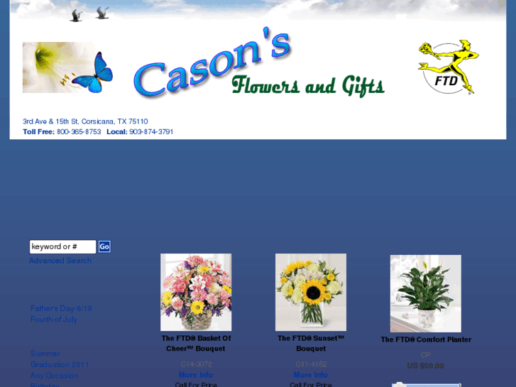 www.casonsflorist.com