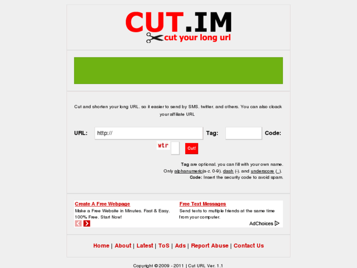 www.cut.im