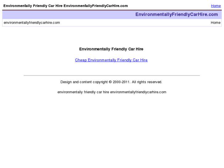 www.environmentallyfriendlycarhire.com