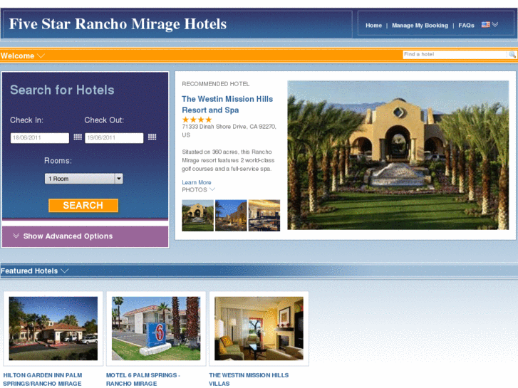 www.fivestarranchomiragehotels.com