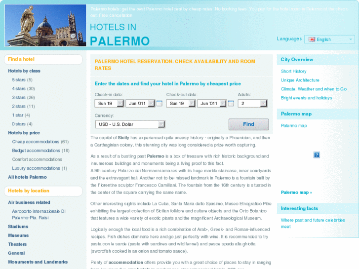 www.hotelspalermo.net