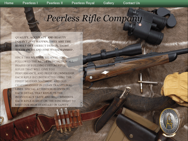 www.peerless-rifles.com