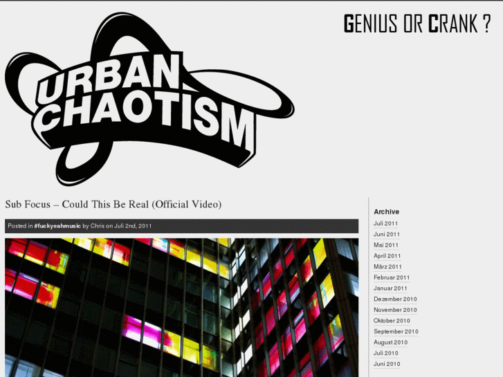 www.urbanchaotism.com