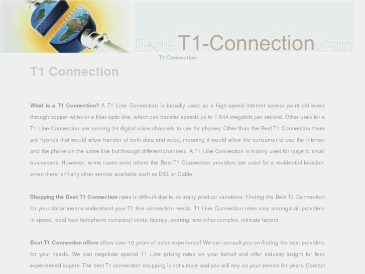 www.best-t1-connection.com