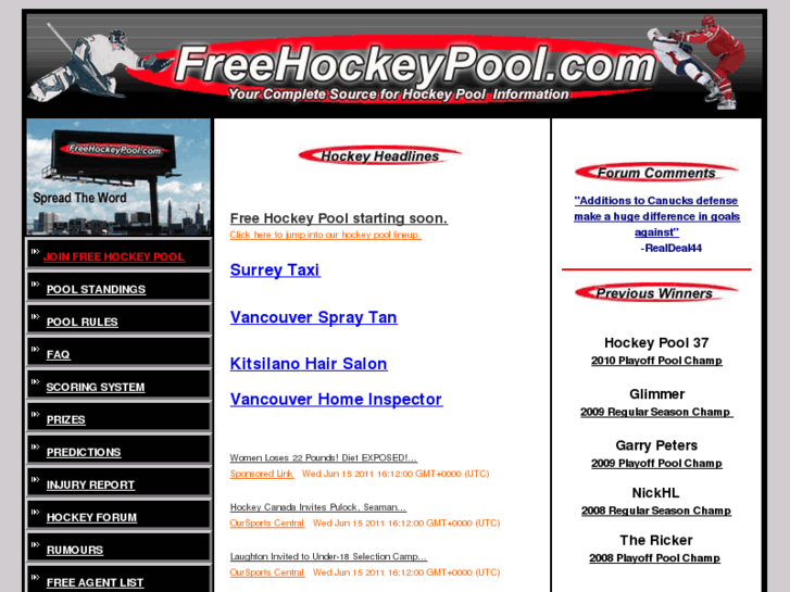 www.fantasyhockeypool.com