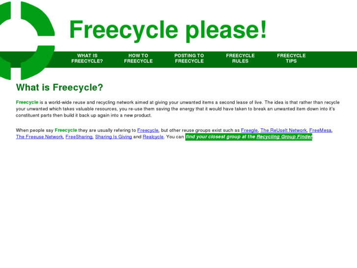 www.how-to-freecycle.info