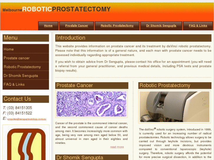 www.melbourneroboticprostatectomy.com