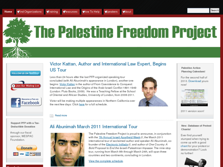 www.palestinefreedom.org